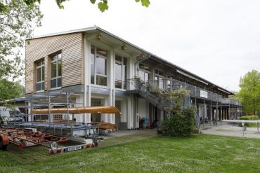 Fotografie: Bootshaus des Regensburger Ruder-Klubs
