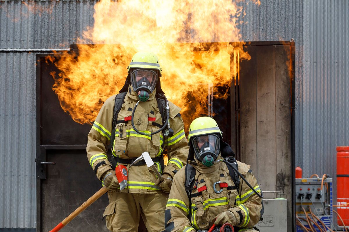 Fotografie: Feuerwehrübung
