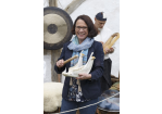 Archiv - Denkmaltag 2019 - Bürgermeisterin Gertrud Maltz-Schwarzfischer im Bajuwarenhaus