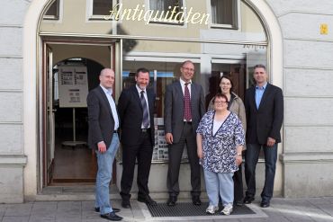 Obermünsterviertel Eröffnung des Quartiersbüros - Gruppenbild