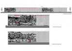 Wettbewerb Kunst Zentraldepot - Präsentationsplan - Fassade mit historischer Stadtansicht (C) Peter Kogler, Wien