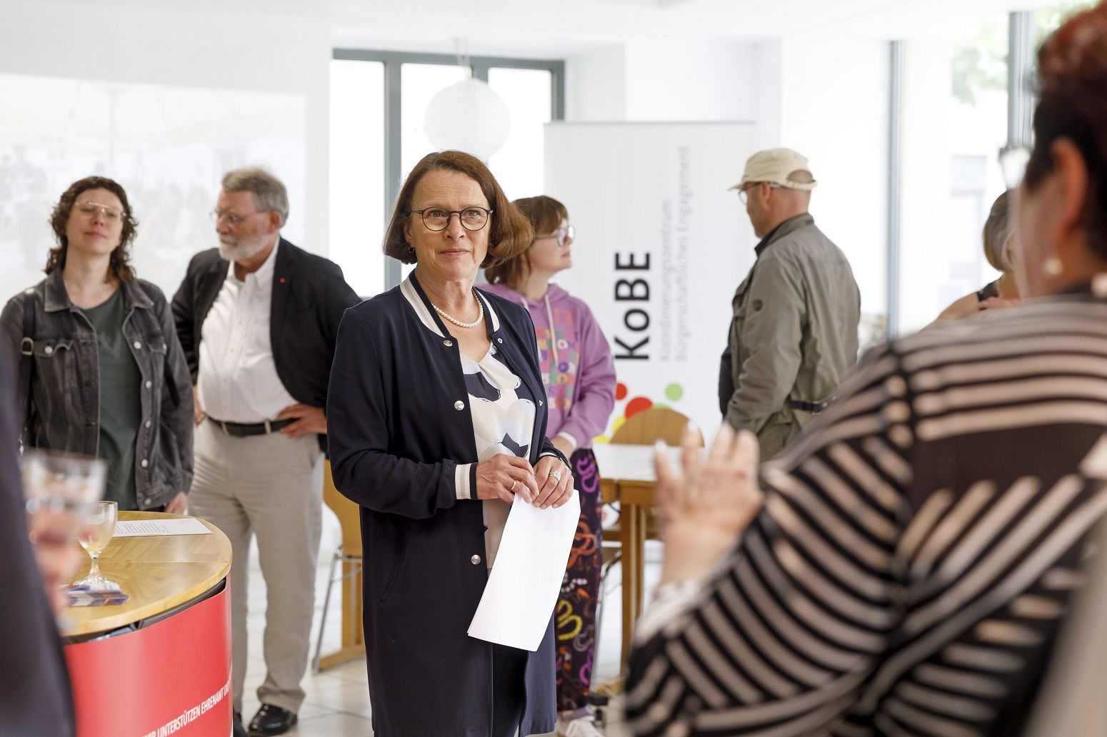 Oberbürgermeisterin im Gespräch mit den Ehrenamtlichen