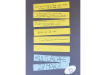 Kulturportal - Kulturcafe - Wand mit Post-its