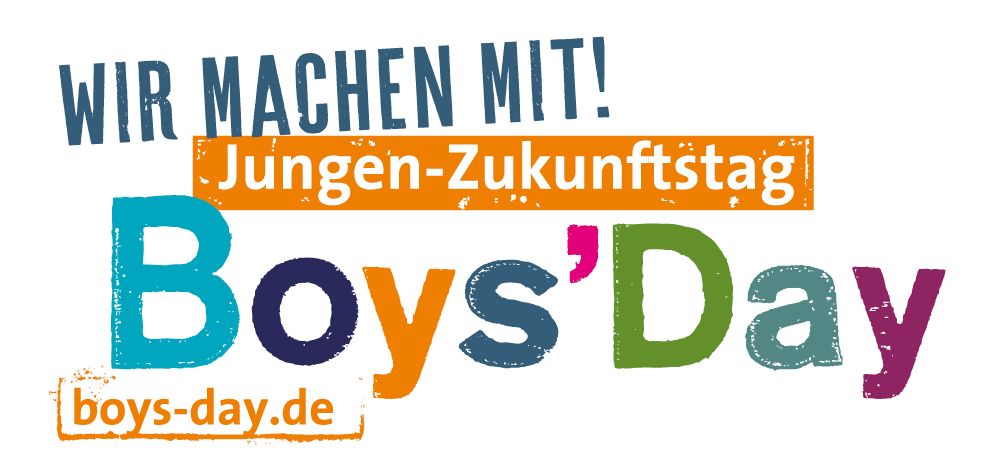 Logo Boys'Day 2026 in bunter Schrift