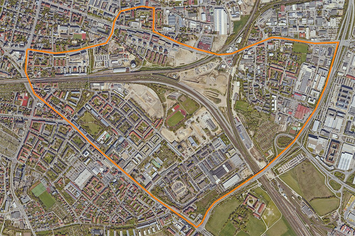 Luftbild innerer Südosten - 2019