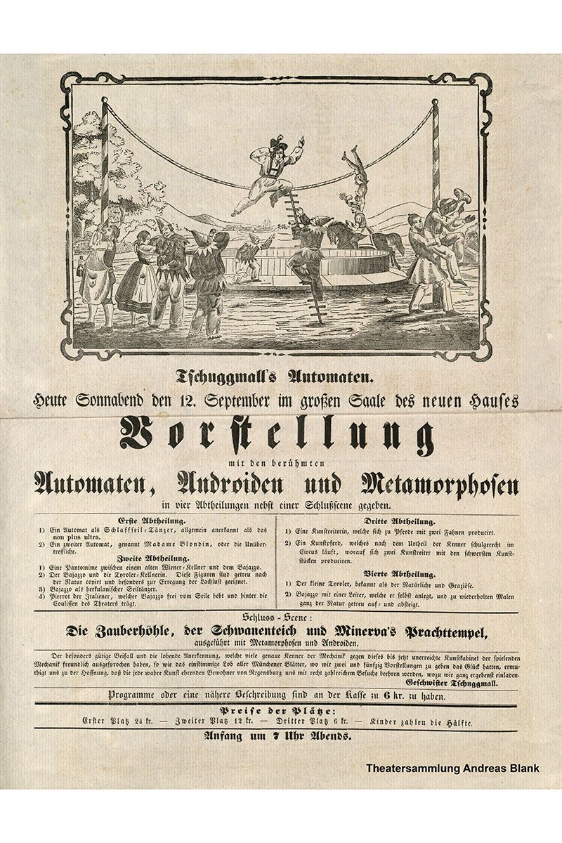Stadtarchiv - Schätze des Stadtarchivs - Theatersammlung Andreas Blank 1