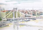 Budapest (Aquarell) © Mihalovits Ladislaus