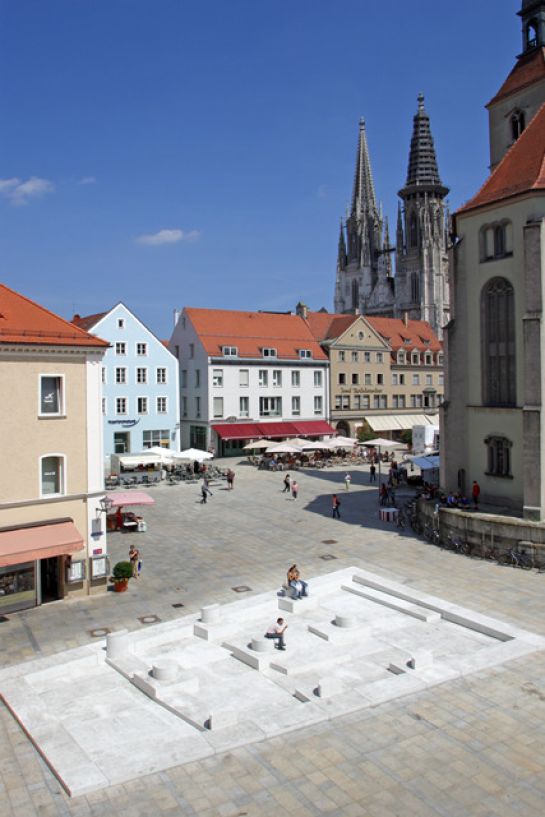 Neupfarrplatz Regensburg - mittelalterliches jüdisches Viertel
