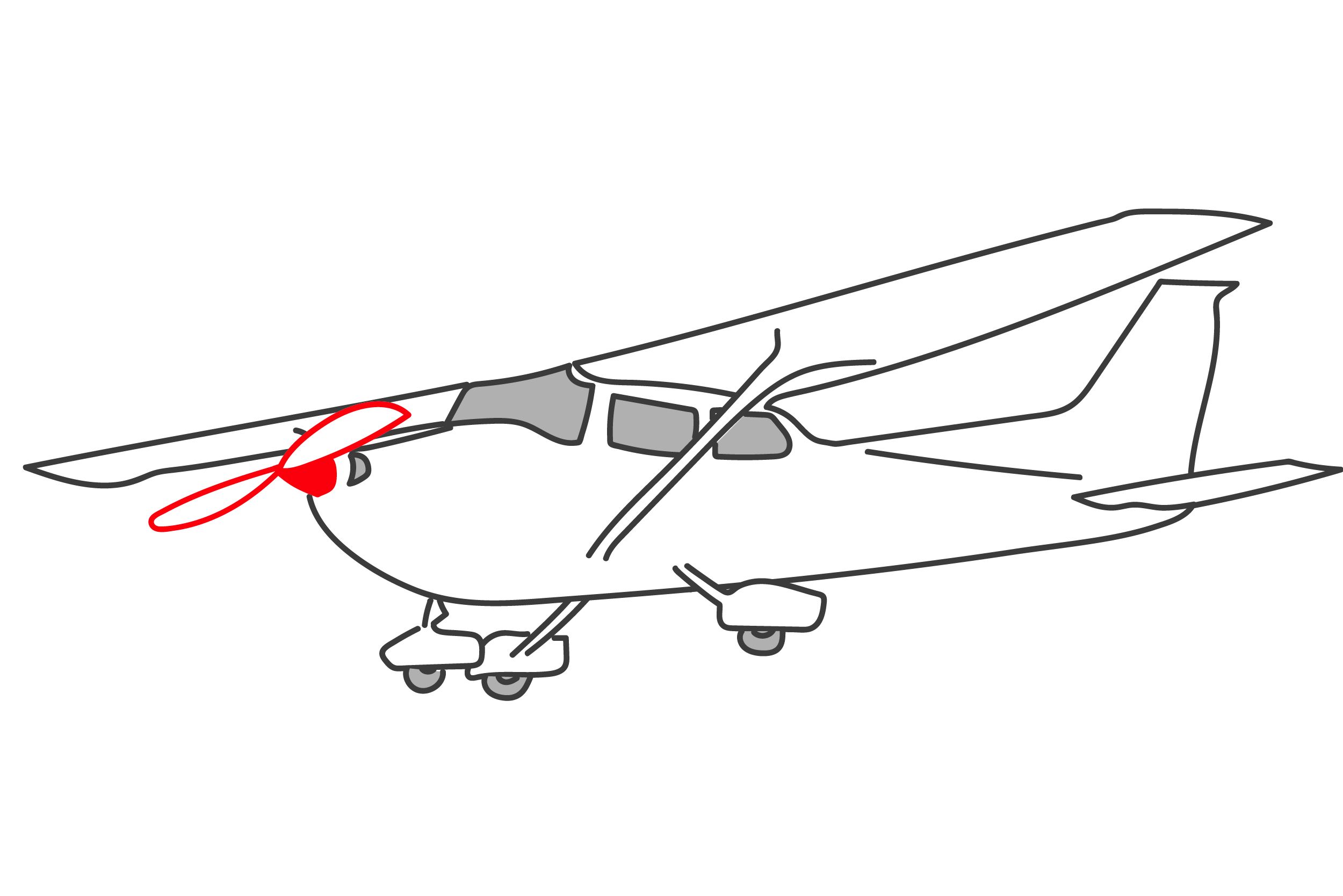 Grafik: Flugzeug