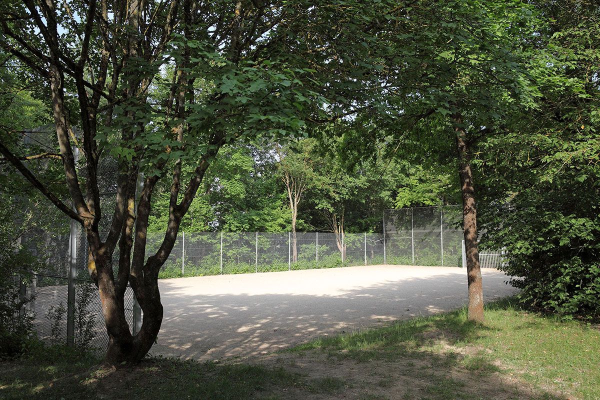 Fotografie - Bolzplatz im Park