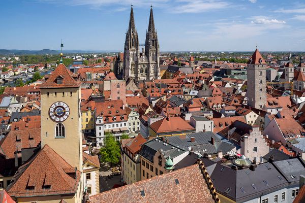 Fotografie: Dächerblick über die Innenstadt