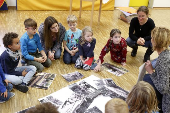 Mit viel Engagement beteiligten sich die Kinder an der Spielplatzplanung Studentenwiesel.