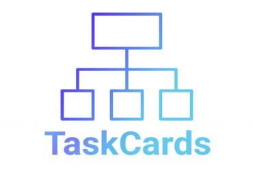 Das Logo von TaskCards.