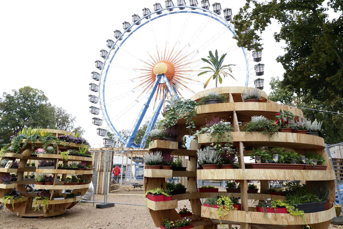 Fotografie - Grow Rooms - Begehbare Holzkugeln mit Pflanzen