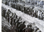 Fotografie: Massenbestattung am Oberen Katholischen Friedhof (C) Bezirksverband Oberpfalz im Volksbund Deutscher Kriegsgräberfürsorge