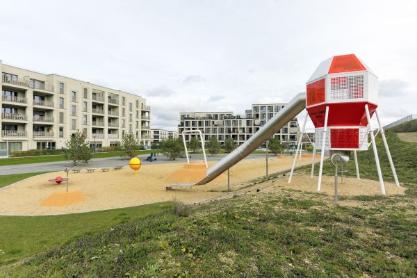 Fotografie: Spielplatz im Dörnberg-Quartier