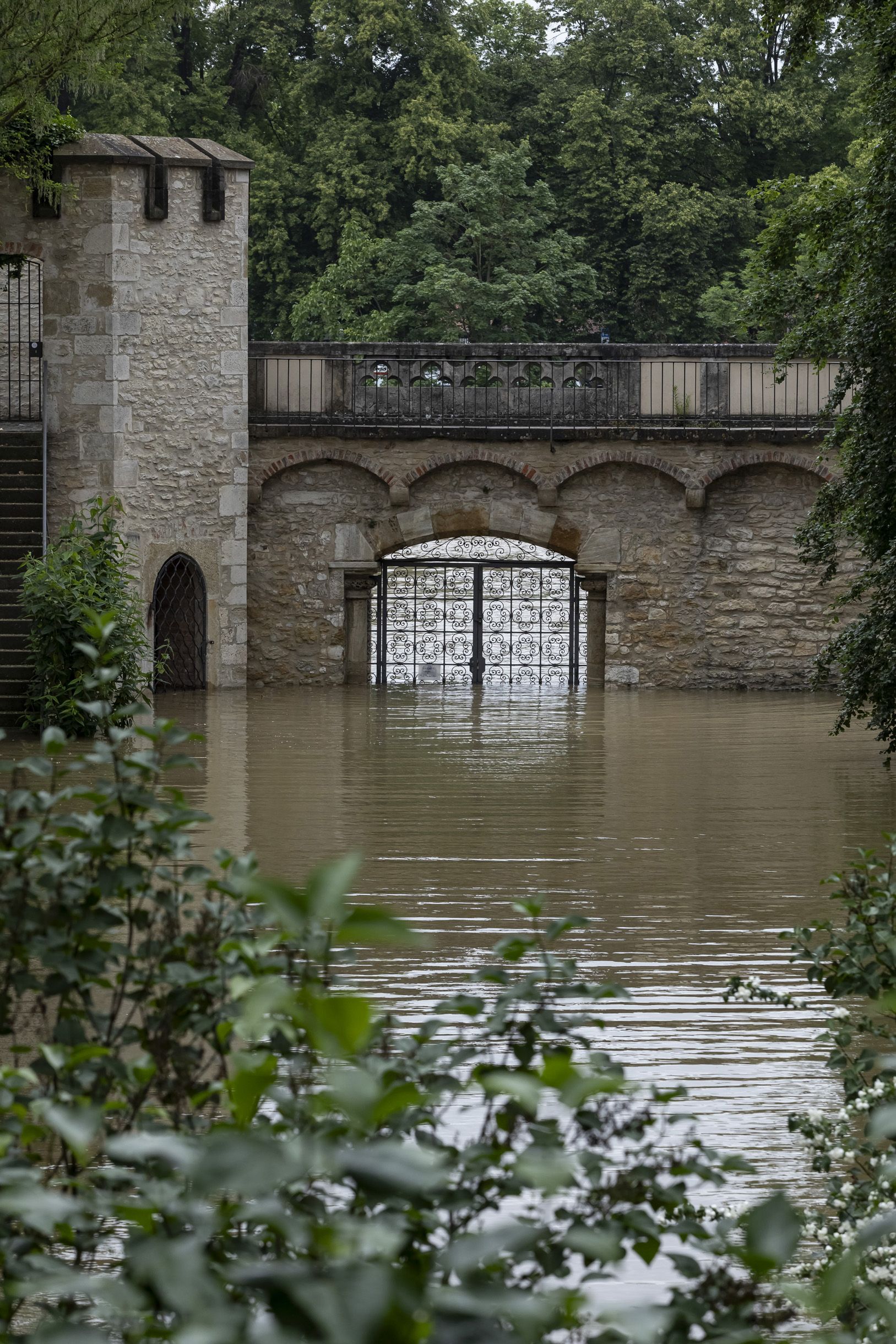 Fotografie: Hochwasser im Villapark