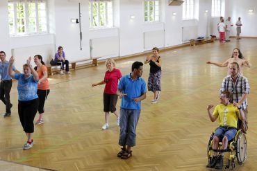 Auch beim Tanzen ist Inklusion möglich (C) Bilddokumentation Stadt Regensburg Fokus-Aktionsplan Inklusion - Inklusives Tanzen