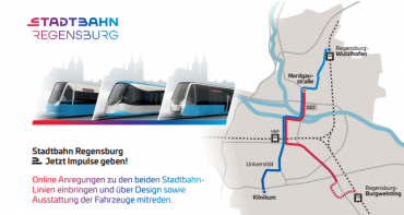 Stadtbahn - Start Öffentlichkeitsbeteiligung