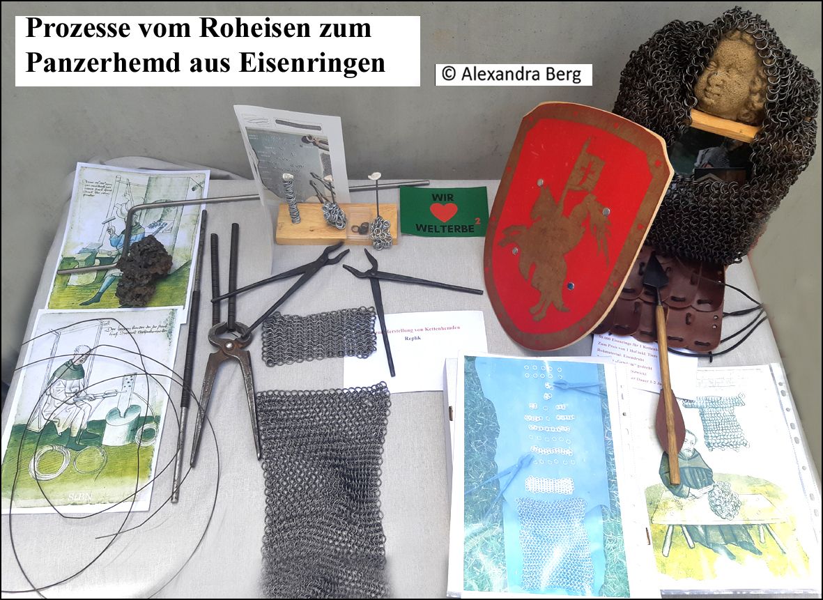 Welterbetag 2024 - Aktion im Klösterl - Panzerhemd