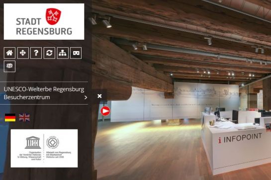 Digitaler Rundgang im Welterbe Besucherzentrum (C) Stadt Regensburg, pano foto grafie