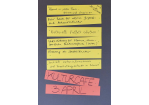 Kulturportal - Kulturcafe - Wand mit Post-its