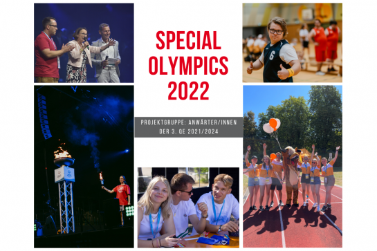 Fotografie- Collage mit Fotos vom Projekt Special Olympics 2022 (C) Stadt Regensburg, Hierl Nicola - SOBY, Carina Pilz