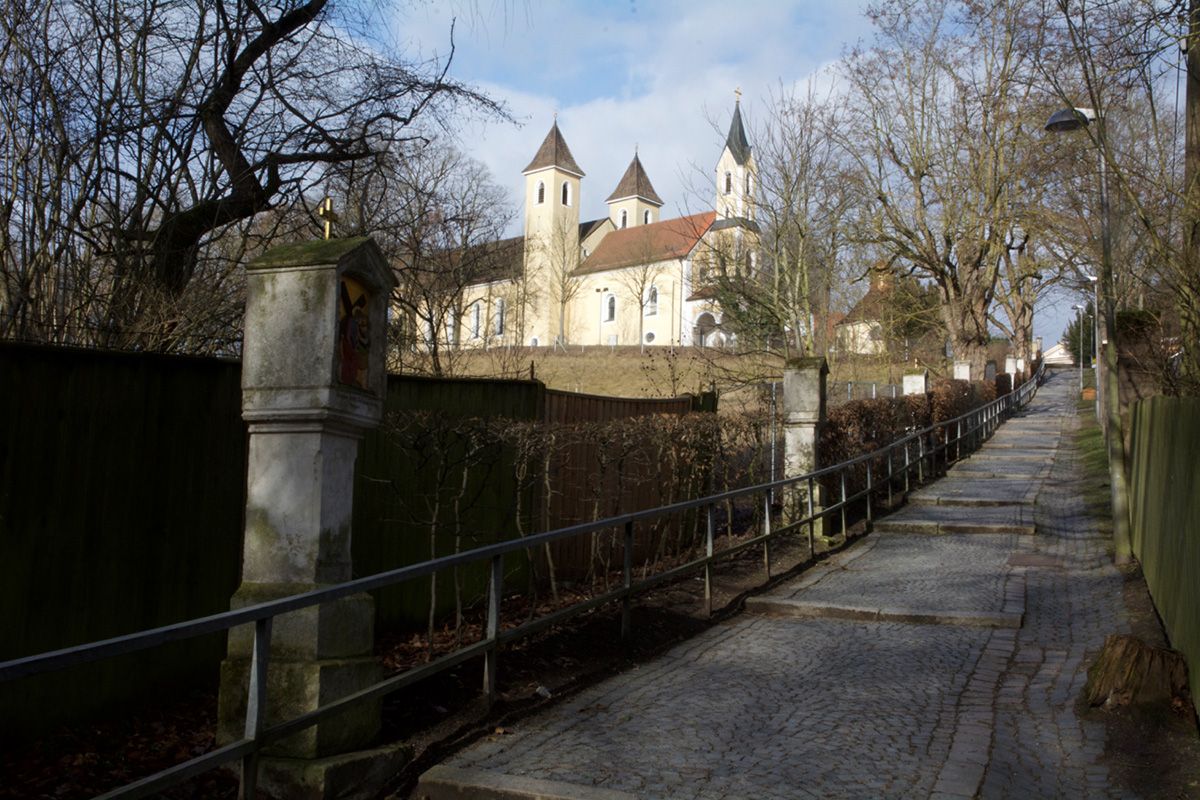 Fotografie - Treppenaufgang zum Dreifaltigkeitsberg