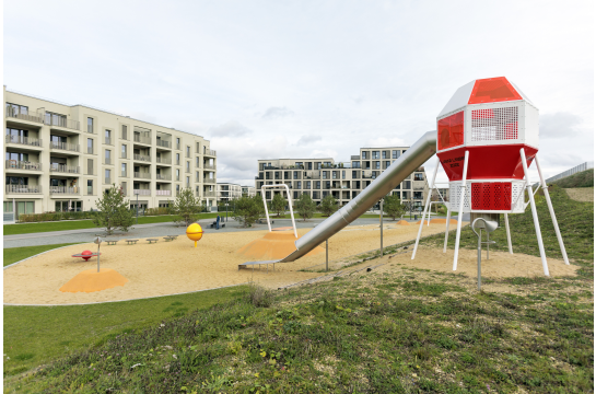 Fotografie: Spielplatz im Dörnberg-Quartier