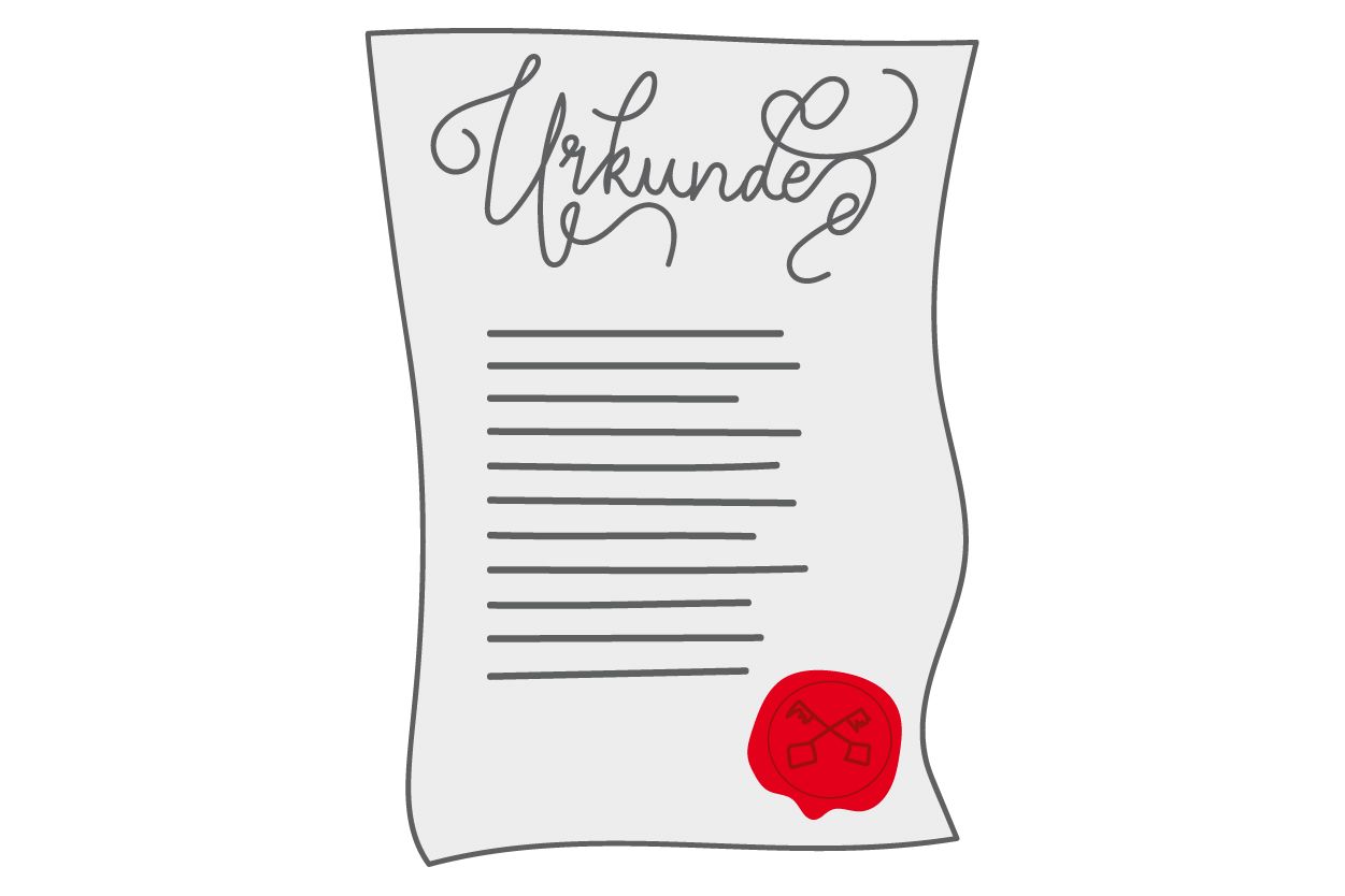 Grafik: Urkunde