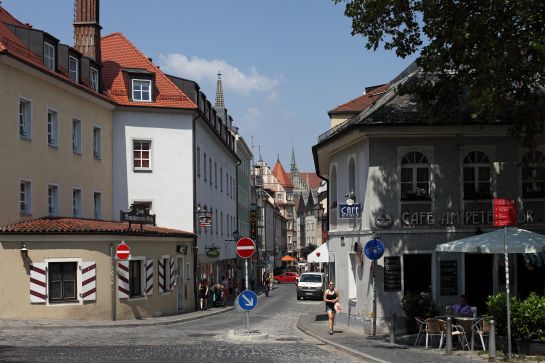 Die Fröhliche-Türken-Straße wird für den Zweirichtungsverkehr geöffnet. (C) Bilddokumentation Stadt Regensburg