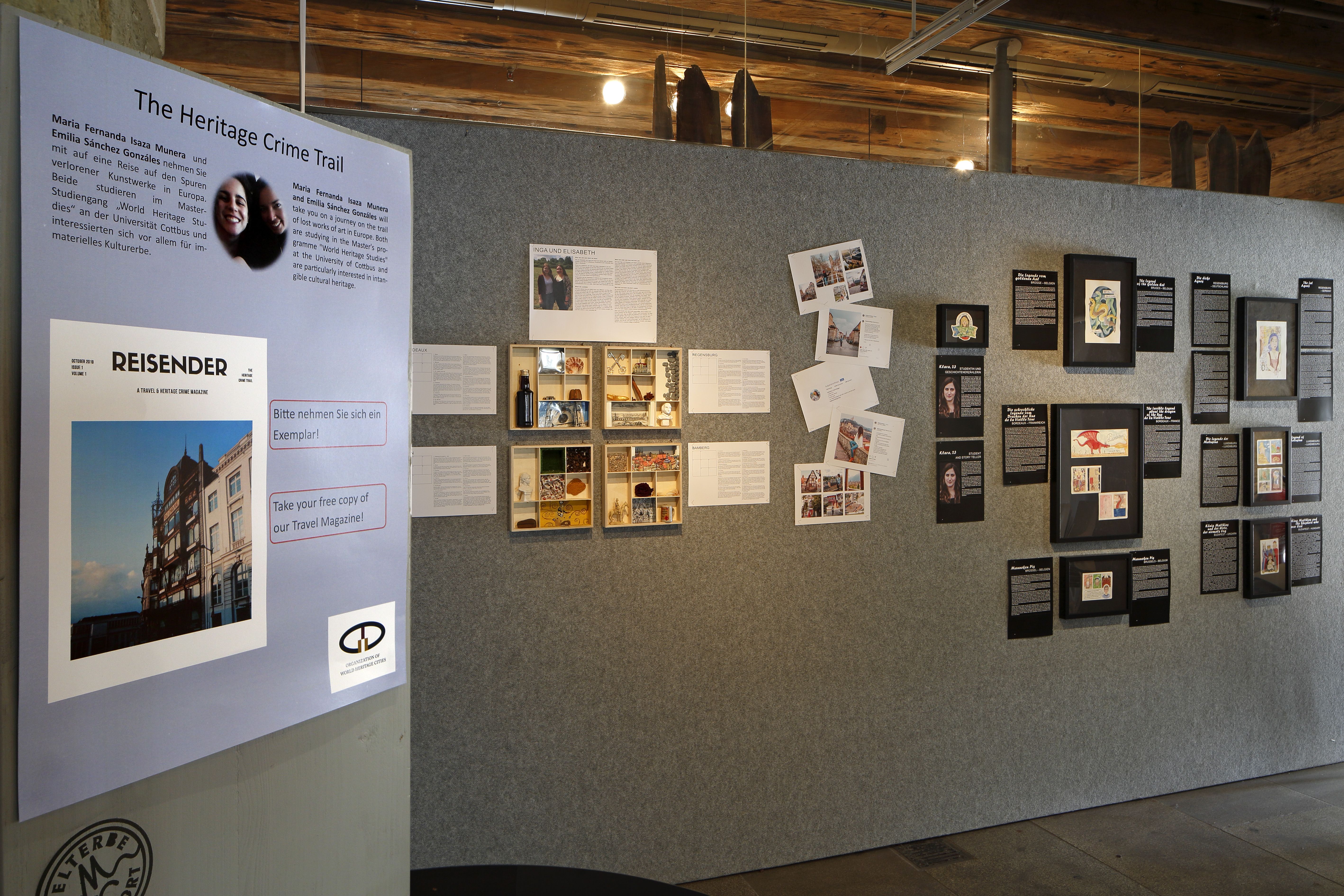 Ausstellung OWHC - Bilderwand