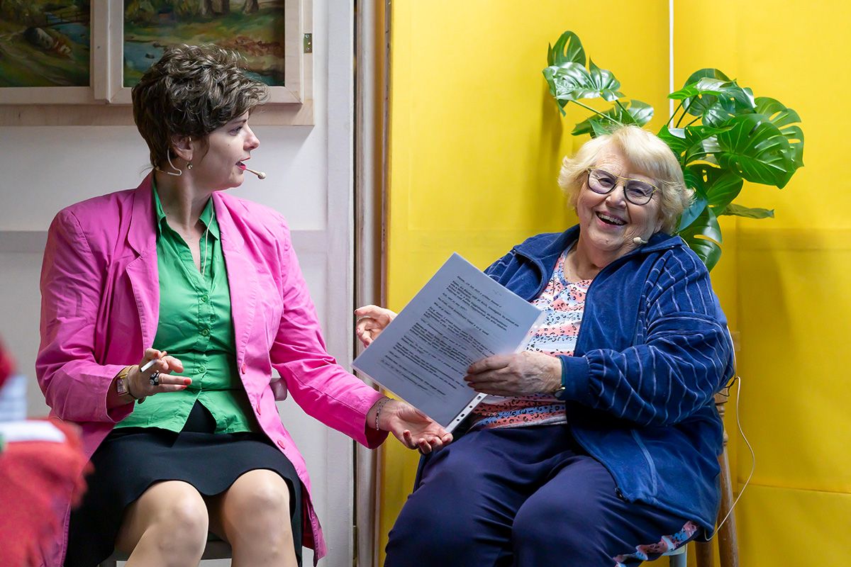 Fotografie - Teammitglieder der Gruppe Seniorentheater Kulissenzauber