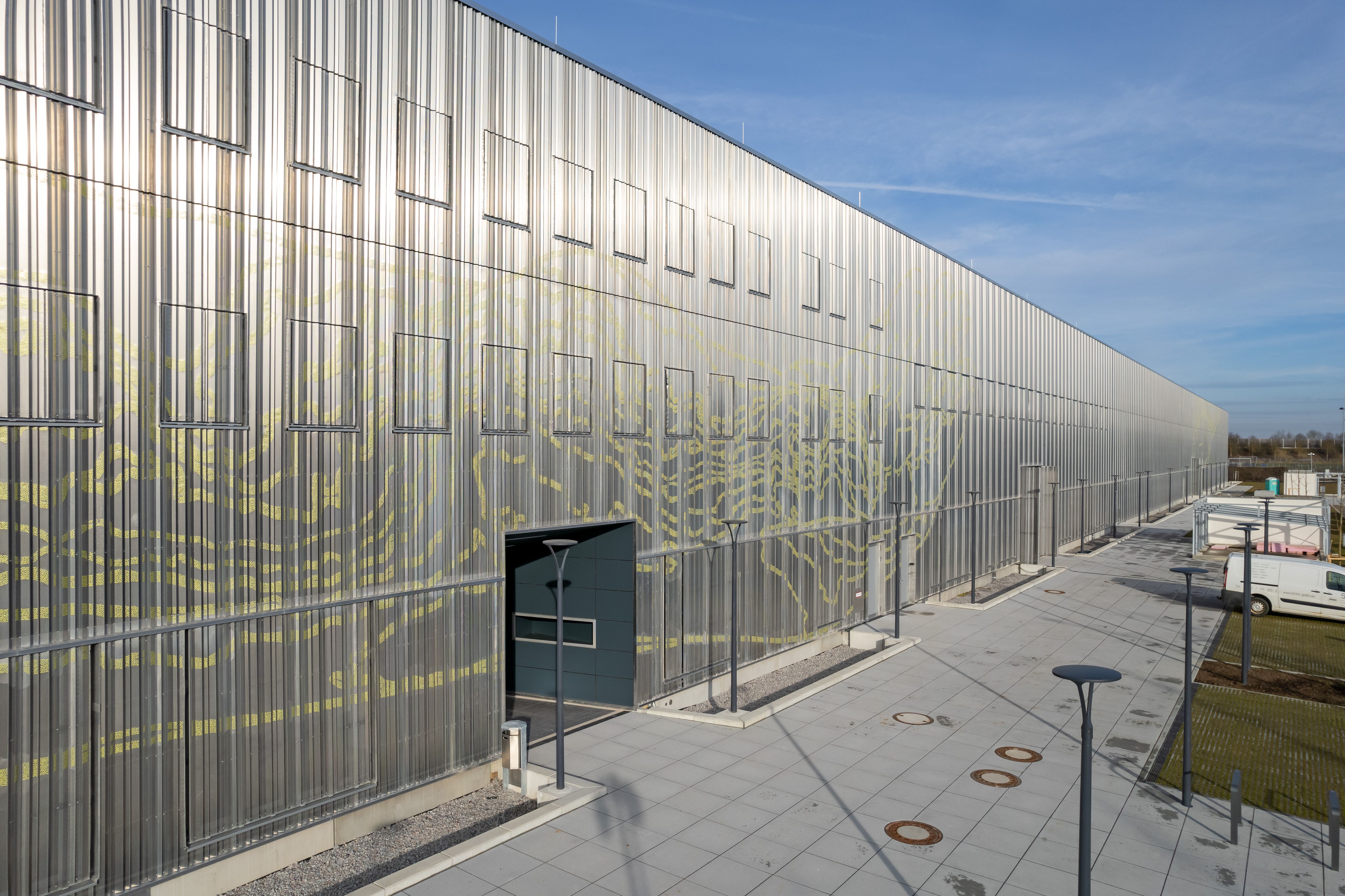 Fotografie – Fassade des neuen Archivs und Depots 2025