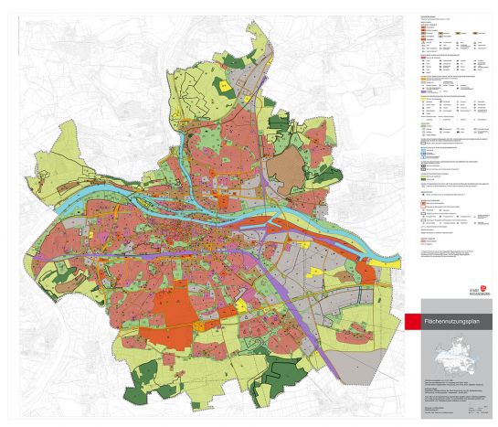 Plangrafik - Aktueller Flächennutzungsplan 2023