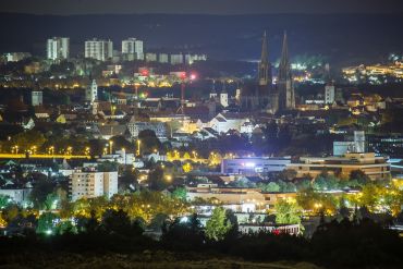 Stadtansicht Regensburg bei Nacht