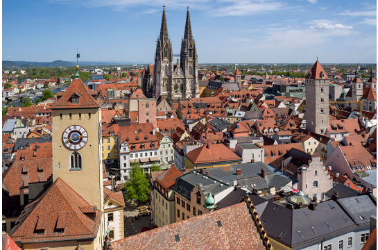 Fotografie: Dächerblick über die Innenstadt