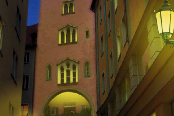 Stadtlichtplan - Simulation Baumburger Turm