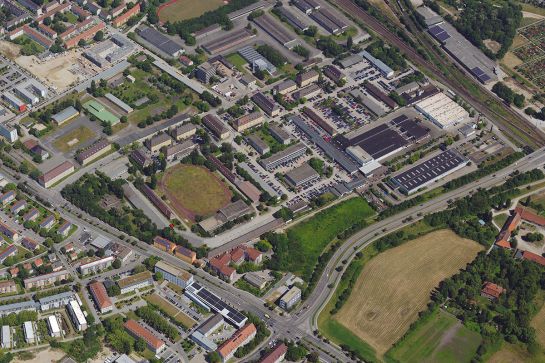 Stadtplanung - Luftbild Prinz-Leopold-Kaserne (C) AEROWEST GmbH