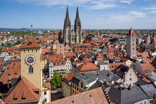 Dächerblick (C) Bilddokumentation Stadt Regensburg