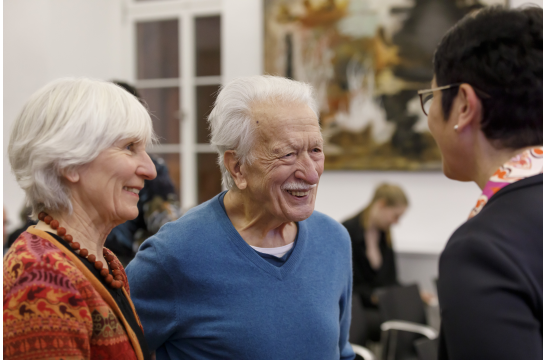 Ernst Grube und seine Frau Helga Hanusa