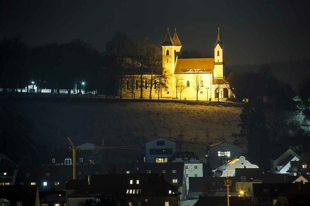 Gebäudeanstrahlung - Dreifaltigkeitskirche