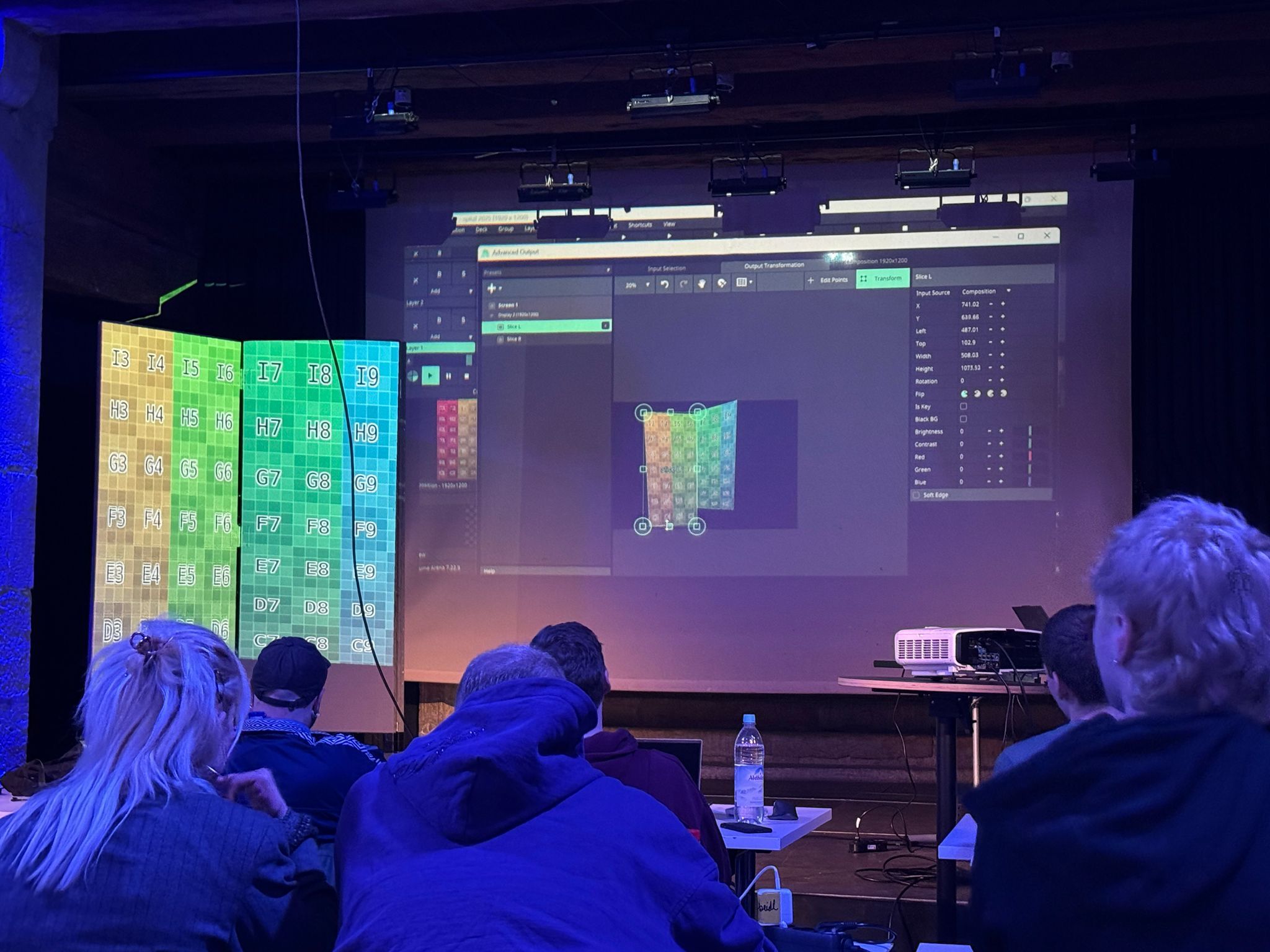 Fotografie – Blick auf die IT zum Lichtfestival