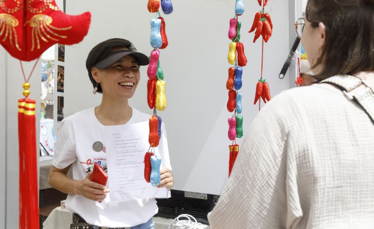 Stand des Verein für deutsch-chinesische Kultur und Austausch