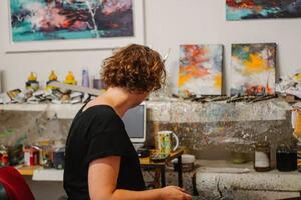 Fotografie einer Künstlerin