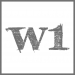 W1 - Logo grau
