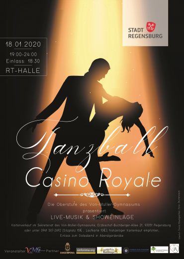 (C) T. Baumgartner Tanzball Casino Royale Plakat
