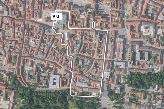 Kartenansicht von Regensburger Altstadt (C) Bayernatlas