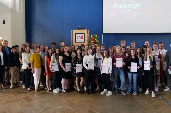 Preisträger bei der Abschlussfeier 2023