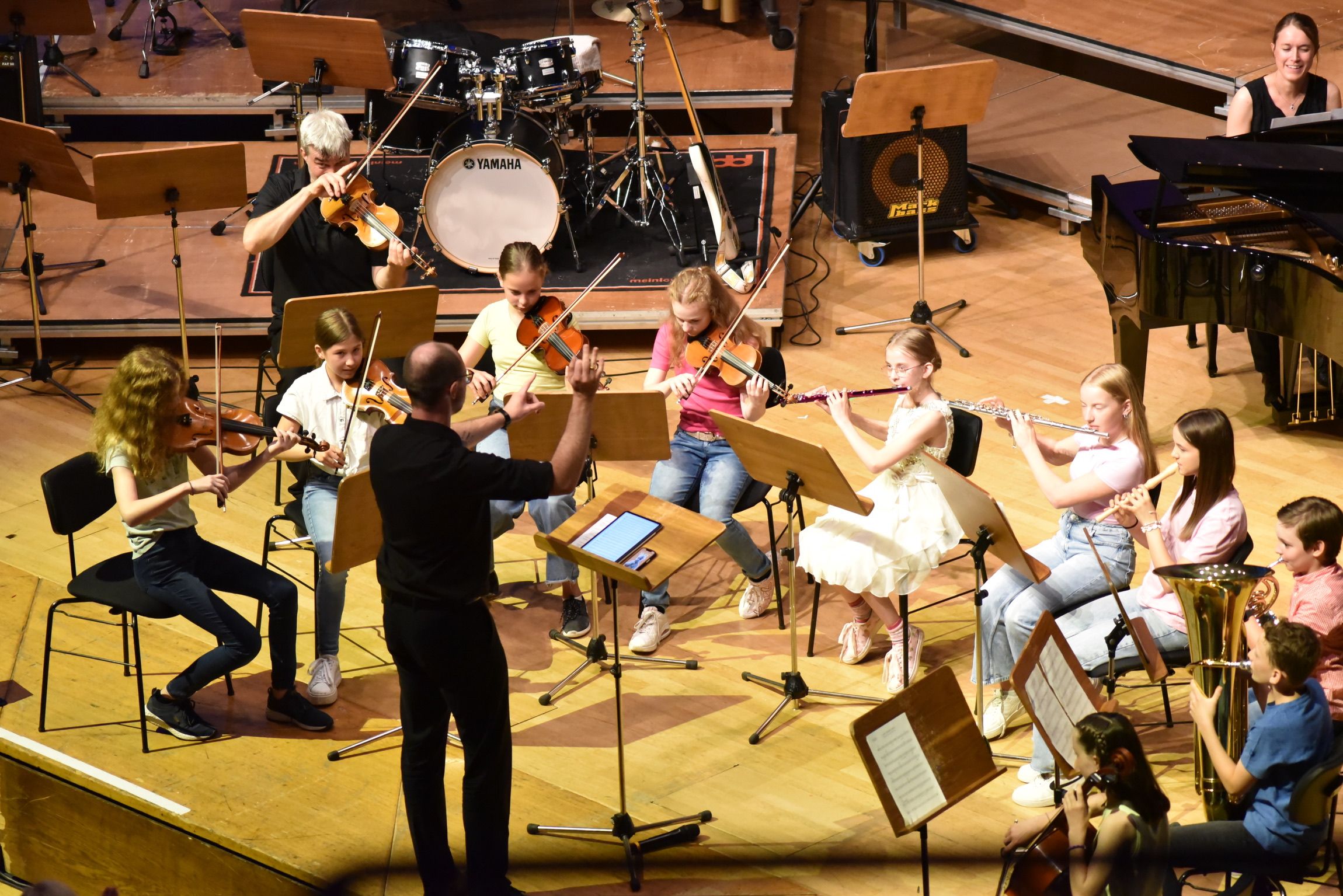 Unterstufenorchester unter der Leitung von Simon Pawellek